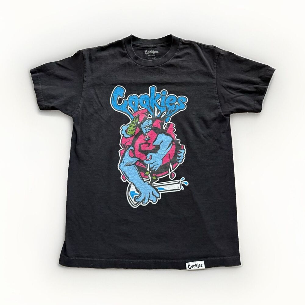 Cookies Nug‎ Monster Graphic Logo Cotton Knit Crewneck Tee Men’s M